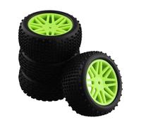 Ujjdwiurgh 4Pcs 86mm Tires Wheel Tyre for 144001 124019 104001 12428 1/10 1/12 1/14 Off Road RC Car Upgrade Parts