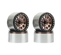 Ujjdwiurgh 4PCS Metal 2.2 Beadlock Wheel Hub Rim for 1/10 RC Crawler SCX10 RR10 Wraith 90056 90048 TRX4-6,4