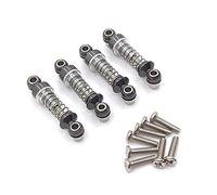 Ujjdwiurgh 4Pcs Metal Damper for 284131 K969 K979 K989 K999 P929 P939 1/28 RC Car Upgrade Parts,Gray