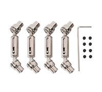 Ujjdwiurgh 4Pcs Metal Drive Shaft CVD for D12 C14 C24 B16 B36 B24 MN D90 MN99S MN-90 RC Car Upgrade Parts Spare Accessories