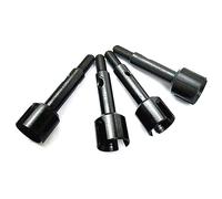 Ujjdwiurgh 4Pcs Metal Wheel Axle Drive Shaft Cup for 144001 124019 124018 RC Car Upgrades Parts Accessories