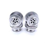 Ujjdwiurgh 4Pcs Rc Car Metal Wheel Hub Wheels Rim for 1/12 Mn D90 D91 D96 D99S Model Car Replacement Parts Accessories