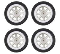 Ujjdwiurgh 4Pcs Rubber Tire Tyre Wheel for SG1603 SG1604 SG1605 UD1601 UD1602 UD1603 UD1604 1/16 RC Car Upgrade Parts,1