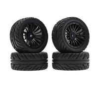 Ujjdwiurgh 4Pcs Rubber Tire Tyre Wheel for SG1603 SG1604 SG1605 UD1601 UD1602 UD1603 UD1604 1/16 RC Car Upgrades Parts