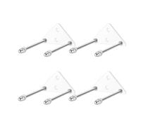 Ujjdwiurgh 4Pcs Skateboard Hanger, Skateboard Wall Mount Wall Hanger Rack Storage Display Holder for Skateboards Deck Display