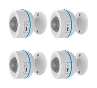 Ujjdwiurgh 4PCS Z-Wave 700 PIR Motion Detector with Temperature Humidity Light Sensor Home Automation Work with Smartthing Vera B