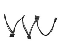 Ujjdwiurgh 4Pin IDE 1 to 5 15Pin Hard Drive Power Supply Splitter Cable for DIY Hard Disk PC Sever 18AWG Power