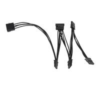 Ujjdwiurgh 4Pin IDE to 5-Port Power Supply Cable 4Pin to Multi Port 18AWG Wire Power Cord For Hard Drive HDD SSD PC