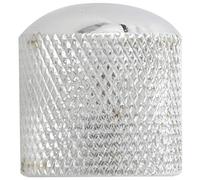 Ujjdwiurgh 4x Guitar Dome Control Knobs for Replacement, Silver