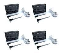 Ujjdwiurgh 4X Mini Theremin Musical Electronic Instrument with Screen Display Gift Black