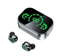 Ujjdwiurgh 5.3 Bluetooth Earphones 9D Stereo Sports Waterproof Earbuds Headsets Charging Box with Microphone