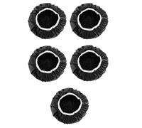 Ujjdwiurgh 5-Pack Shower and Swimming Caps, Waterproof and Elastic, Perfect for Home and Hotel Use