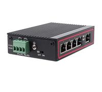 Ujjdwiurgh 5-Port RJ45 10/100M Ethernet Desktop Switch Hubs Network Laptop DIN Rail Type