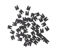 Ujjdwiurgh 50 pcs 2.54mm Jumper Cap mini Jumper Short Circuit Cap Connectors