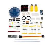 Ujjdwiurgh 51 MCU Smart Car Ultrasonic Obstacle Avoidance Car Tracking Ranging Robot Programming DIY Car Kit