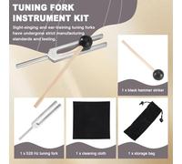 Ujjdwiurgh 528 Hz Tuning Fork, Silver Tuning Forks 528 Hz for Healing, Musical Instrument, Meditation, Relaxation Well-Made Easy to Use