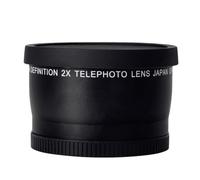 Ujjdwiurgh 55mm 2.0x Telephoto Lens Teleconverter Lens Digital SLR Camera Parts Photography Accessory