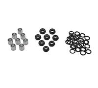 Ujjdwiurgh 56 Pieces Skateboard Truck Hardware Kit Includes Spacers, Axle Nuts and Speed Rings for Skateboard and Longboard