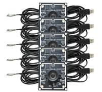 Ujjdwiurgh 5PCS 100 Degree Camera Module 1MP OV9732 1280X720 USB Free Driver Manual Focus, with 2 Meter Cable for Winxp/7/8/10