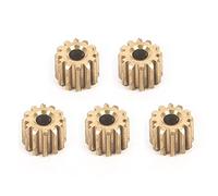 Ujjdwiurgh 5Pcs 12T Brass Pinion Gear Motor Gear for D12 D42 1/10 RC Car Upgrade Parts Spare Accessories