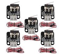 Ujjdwiurgh 5Pcs 3Pin for End Stop Limit Switch with Cables,3D Printer Limit Switchs,Mechanical Endstop Switch Module for 10