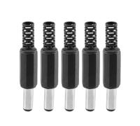 Ujjdwiurgh 5PCS 5.5mm X 2.5mm Male Jack DC Power Plug Socket Jack Adapter Adaptor Connector