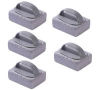 Ujjdwiurgh 5PCS Hand-Held Pools Pumice Stone, Pool Cleaning Blocks with Handle, Swimming Pumice Pool Tile Stone for Clean Pool Tile