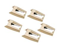 Ujjdwiurgh 5PCS Record Player Needle, Upgraded Golden Record Needles Stylus Replacement for, Turntable Easy Install