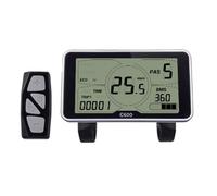 Ujjdwiurgh 5S Protocol 24V 36V 48V LCD C600 Big 4 Inch Big Screen Electric Bicycle Display with Waterproof Connector