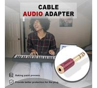 Ujjdwiurgh 6.5mm 6.35mm 1/4inch Male to 3.5mm 1/8inch Female Jack Stereo Headphone AUX Cable Audio Adapter Plug For Guitar Plug Amplifier Jack Mix Earphones Speaker Handset MIC