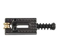 Ujjdwiurgh 6 Roller Bridge Tremolo Saddles With Wrench For Electric Guitar Black