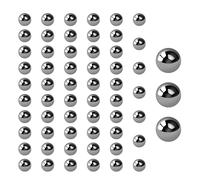 Ujjdwiurgh 60 Pcs 4mm Dia Bicycle Steel Bearing Ball Replacement