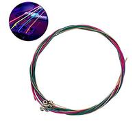 Ujjdwiurgh 6Pcs/Set Acoustic Guitar String Replacement Steel String for Musical Instruments Electric Guitar Accessory