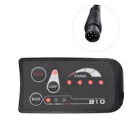 Ujjdwiurgh 6PIN S810 E-Bike Meter LED Display IP65 36V UART For Electric Bike Electric Bicycle Meter(36V) Accessories