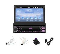 Ujjdwiurgh 7 Inch Bluetooth Car Stereo with Android Auto, Carplay, FM Radio and SWC for Single Din Setup