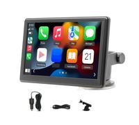 Ujjdwiurgh 7 Inch Wireless Carplay Android Auto Player Car GPS Navigation Mobile Phone Interconnection Multimedia Bluetooth Car MP5