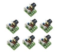 Ujjdwiurgh 7 Piece 25A AC 220V 2000W SCR High Power Electronic Voltage Regulator Module Adjustable Motor Speed Controller Regulation