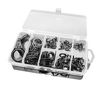 Ujjdwiurgh 75Pcs/Lot Mixed Size Fishing Rod Guide Tip Strong Line Rings Fishing Rod Guide Guides Tip Set Repair Kit DIY Eye Rings