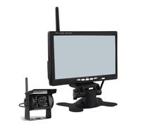 Ujjdwiurgh 7Inch Wireless Rear View Camera TFT LCD Monitor Night Vision Backup Parking Rear View Camera System for RV Truck Trailer