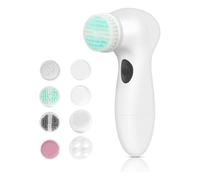 Ujjdwiurgh 8 Brush Heads Electric Cleanser,Face Wash Brush Machine for Men,Women Daily Use,Travel-Friendly