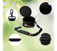 Ujjdwiurgh 8 Inch Sanskrit Drum Bag Backpack Case with Shoulder Strap Outside Pockets Percussion Parts Steel Tongue Drum Bag