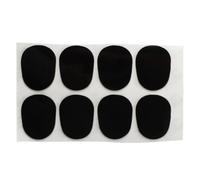 Ujjdwiurgh 8 Patches Pads Cushions Nozzle for Alto Saxophone 0.8mm Black