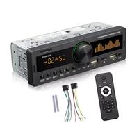 Ujjdwiurgh -80A Bluetooth Car Radio Stereo Audio Player AM FM MP3 SD USB APP Remote Control Classic Stereo Audio