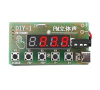 Ujjdwiurgh 87-108MHz AM/FM Medium Wave FM 2 Band Stereo Digital Tuning Headphone Radio Kit DIY Production Teaching Parts Button