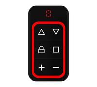 Ujjdwiurgh 8CH Multi Frequency Garage Door Remote Control 270-868MHZ Copy Remote Control Automatically Identify Frequency A