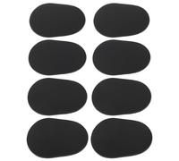 Ujjdwiurgh 8pcs Alto/Tenor Saxophone Sax Mouthpiece Patches Pads Cushions Black-0.8mm