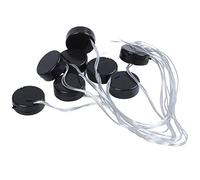 Ujjdwiurgh 8Pcs Black Wire Lead 2x3V CR2032 Coin Cell Button Battery Holder Case