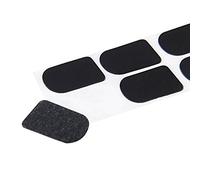 Ujjdwiurgh 8Pcs Clarinet/Soprano Saxophone Sax Mouthpiece Patches Pads Cushions Black-0.8Mm