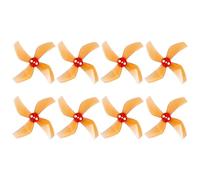 Ujjdwiurgh 8PCS D51 2020 4-Blade Propeller 2x2x4 2inch 1.5mm PC Propeller for RC FPV Racing Freestyle OddityRC Tinywhoop Drone B