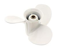 Ujjdwiurgh 9 1/4 X 10-J1 Aluminum Alloy 3 Blade Outboard Motor Propeller for 9.9-15